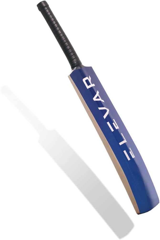 Elevar Gully Standard - Kashmir Willow Tennis Ball Bat for Hard and Soft Tennis Balls (ICC-Fullsize/Hard Tennis Ball)