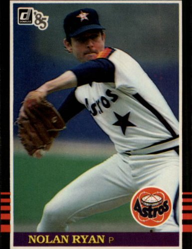 1985 Donruss Baseball Card 60 Nolan Ryan