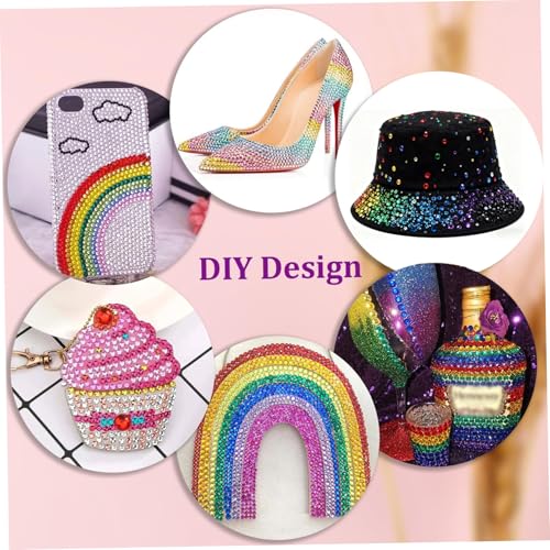 Kit bedazzler completo para regalar con pedrería de cristal para tazas 7