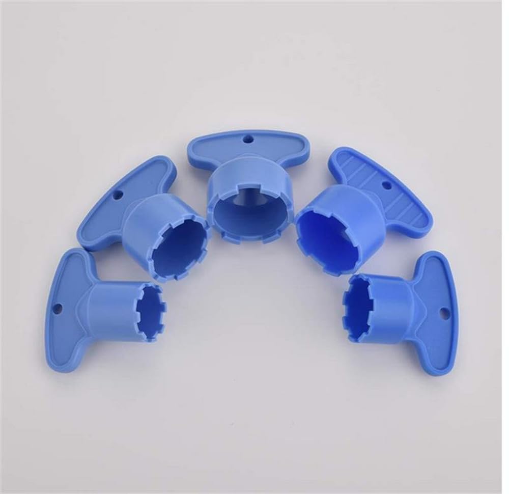 pz/set ABS Chiave di riparazione per aeratore rubinetto nascosto Chiave maschio Filettatura Chiave di ricambio per la rimozione del filtro del rubinetto di risparmio idrico, 10 set, Chiave per aerato