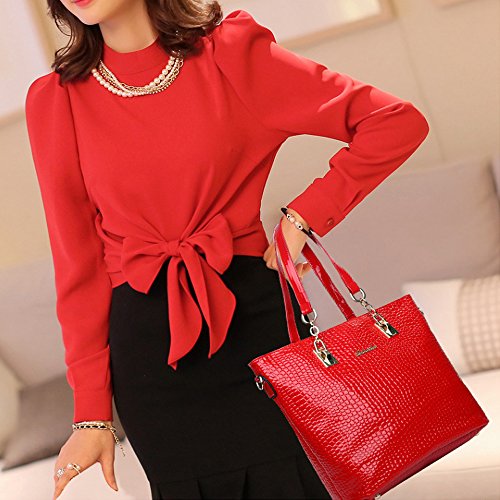 Set de 6 Bolsos Mujer Clutch Tote Satchel Crossbody miniatura 2