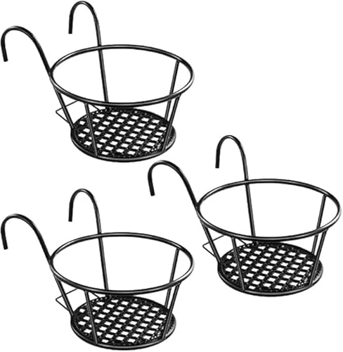 プラントホルダー 吊り下げ 3個セット 観葉植物スタンド 室内 室外 耐久性 植木鉢 フラワースタンド 園芸ラック 軽量 防錆 鉢スタンド ガーデンスタンド ハンギングバスケット 耐荷重 組み立て不要 吊り棚 プランタースタンド バルコニー 家庭菜園 観葉