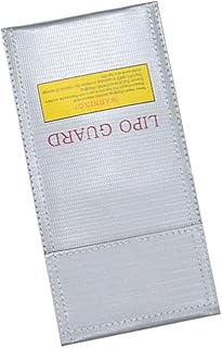 Uonlytech Battery Fireproof Explosion Proof Fire Resistant Safe Box Guard Storage Pouch Sack for Protecting LIPO Battery and Charging