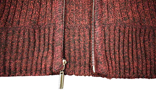 STACY ADAMS MEN'S FULL ZIPPED SOLID CASUAL SWEATER3