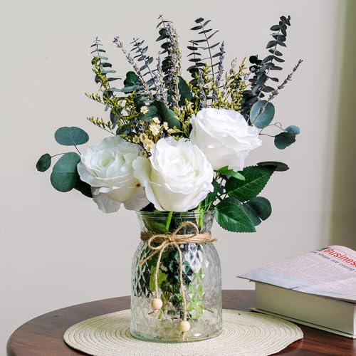 Rosetalk Trockenblumenarrangement H155611 mit Vase