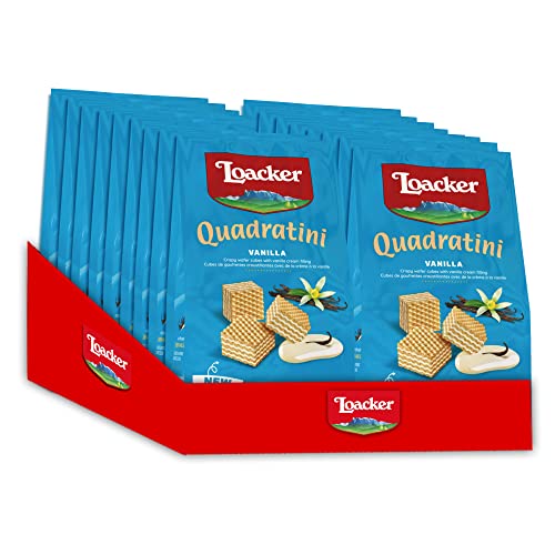 Image of Loacker Quadratini Vanilla 125 Gram (Pack of 18)