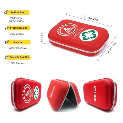 TRITFIT SPORTS 300-Piece First Aid Kit
