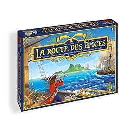 SentoSphère – LA ROUTE DES EPICES – Jeu de société – Revivre l&rsquo;aventure de la Compagnie des Indes – A partir de 7 ans – Fabriqué en France, Bleu