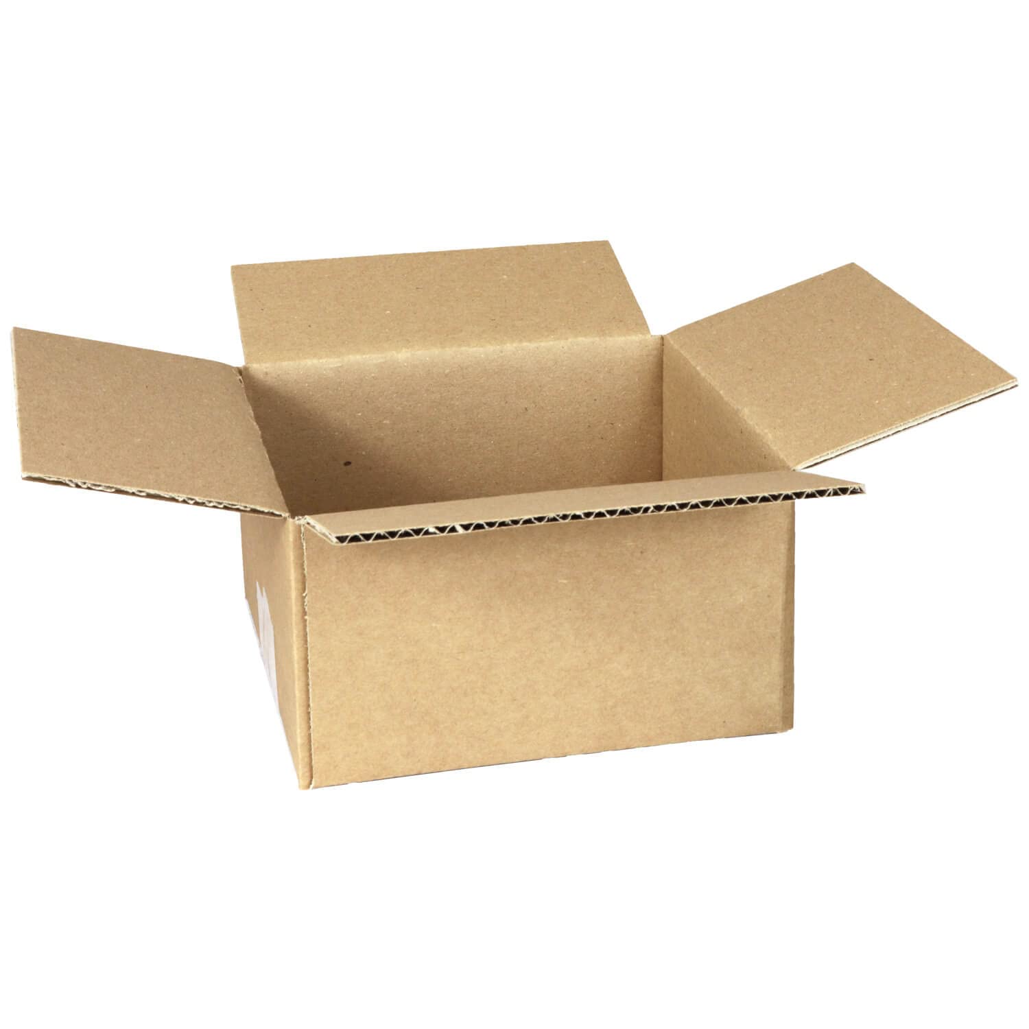 smiley pack 300 Stück Faltkartons 150 x 150 x 80 mm KK05 braun Versandkarton Verpackungskartons 15 x 15 x 8 cm aus Wellpappe 1 wellig Karton Pappkarton Versandbox Paket Päckchen