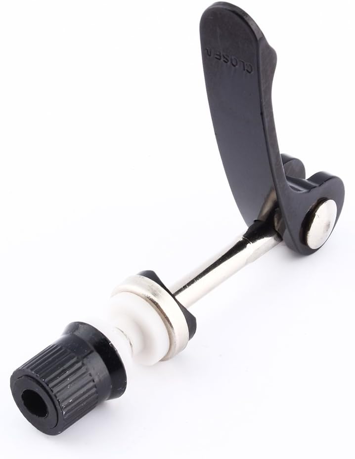 Fafeims5mm*60mm Aluminum Alloy Cycling QR Quick Release Seatpost Clamp Bike Seat Clamp Skewer Bolt,Black