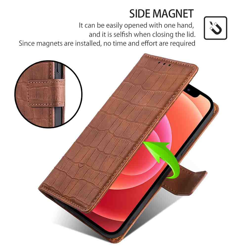 xinyunew Cover per Nokia 1.4 Custodia, Pelle PU Premium Flip Cover per