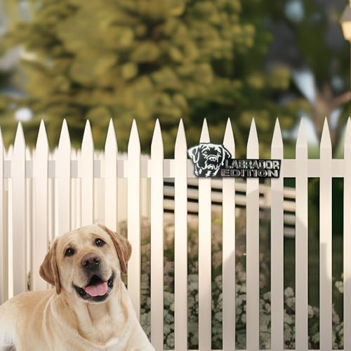 Image of Dog Edition Car Badges Laser Cutting Car Vehicle Emblem,3D Car Badge Automotive Decals Stickers Funy Animal Decor Car Accessories Gifts for Car Truck Rv Boat Exterior Decoration (Labrador2)