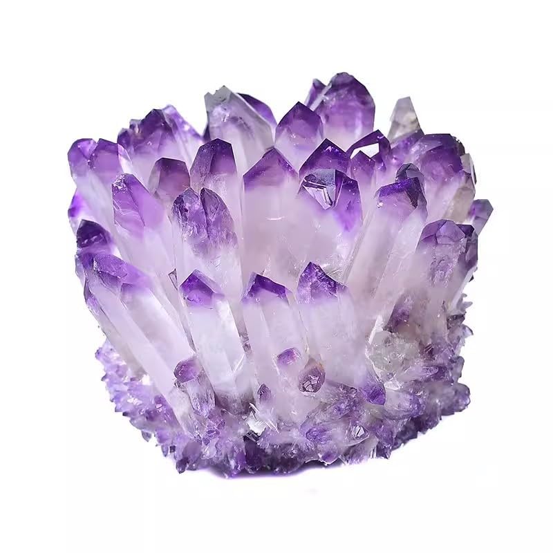 Amatista cluster de 500g mineral decorativo para tu rincon de yoga