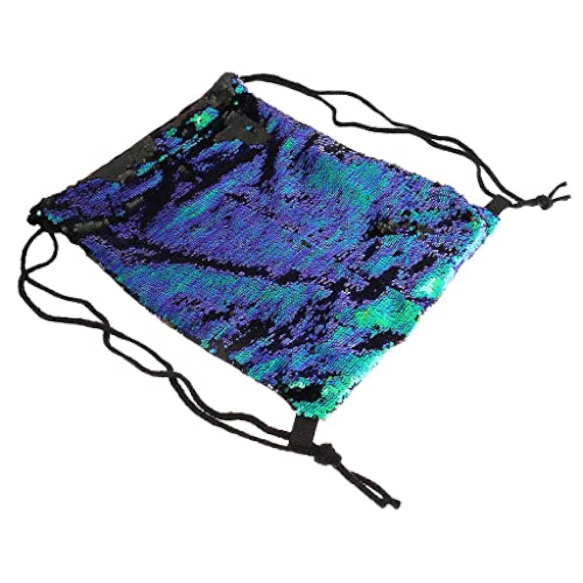 Glitter Drawstring Backpack, Colorful
