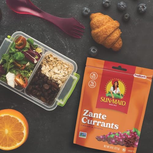 Image of Sun-Maid California Sun-Dried Zante Currants - (10 Pack) 8 oz Resealable Bag - Dried Fruit for Healthy Snacks and School Lunches
