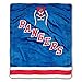 Northwest NHL New York Rangers Unisex-Adult Raschel Throw Blanket, 50