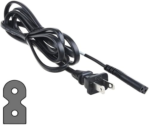 Miniatura 2 de Xzrucst 6ft AC Power Cord Cable Lead for Insignia NS-32DR310NA17 Roku Smart TV Polarized