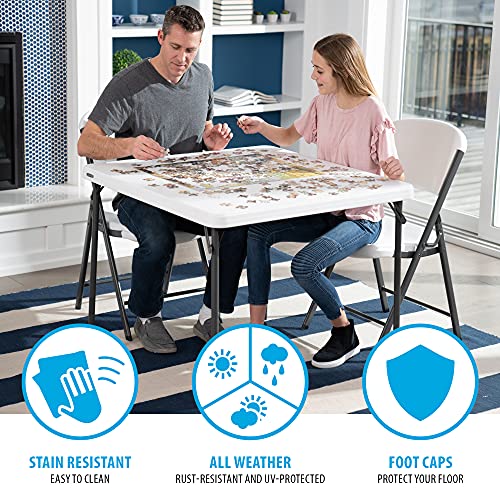 Lifetime 80783 37-Inch Commercial Grade Square Folding Card Table thumb #6
