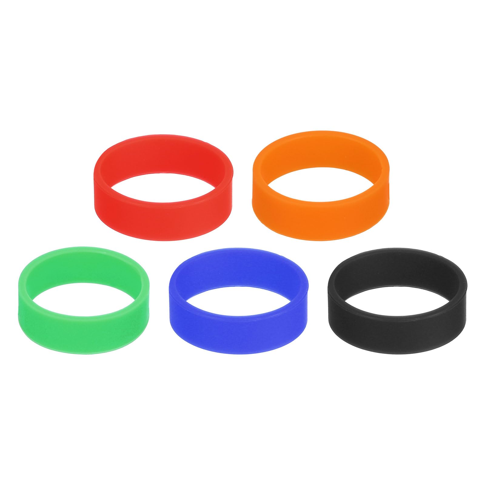 Amazon | uxcell 5個のシリコーンラバーバンド 20x7mmのラバー