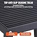 VEVOR Plyometric Jump Boxes, 12/18/24 Inch Plyo Box, Platform and Jumping Agility Box, Anti-Slip Fitness Exercise Step Up Box Set for Home Gym Training, Conditioning Strength Training, Black