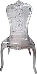 CADEIRA DE JANTAR ACRILICO TRANSPARENTE BELLE 101 X 50 X 50 X 45 CM