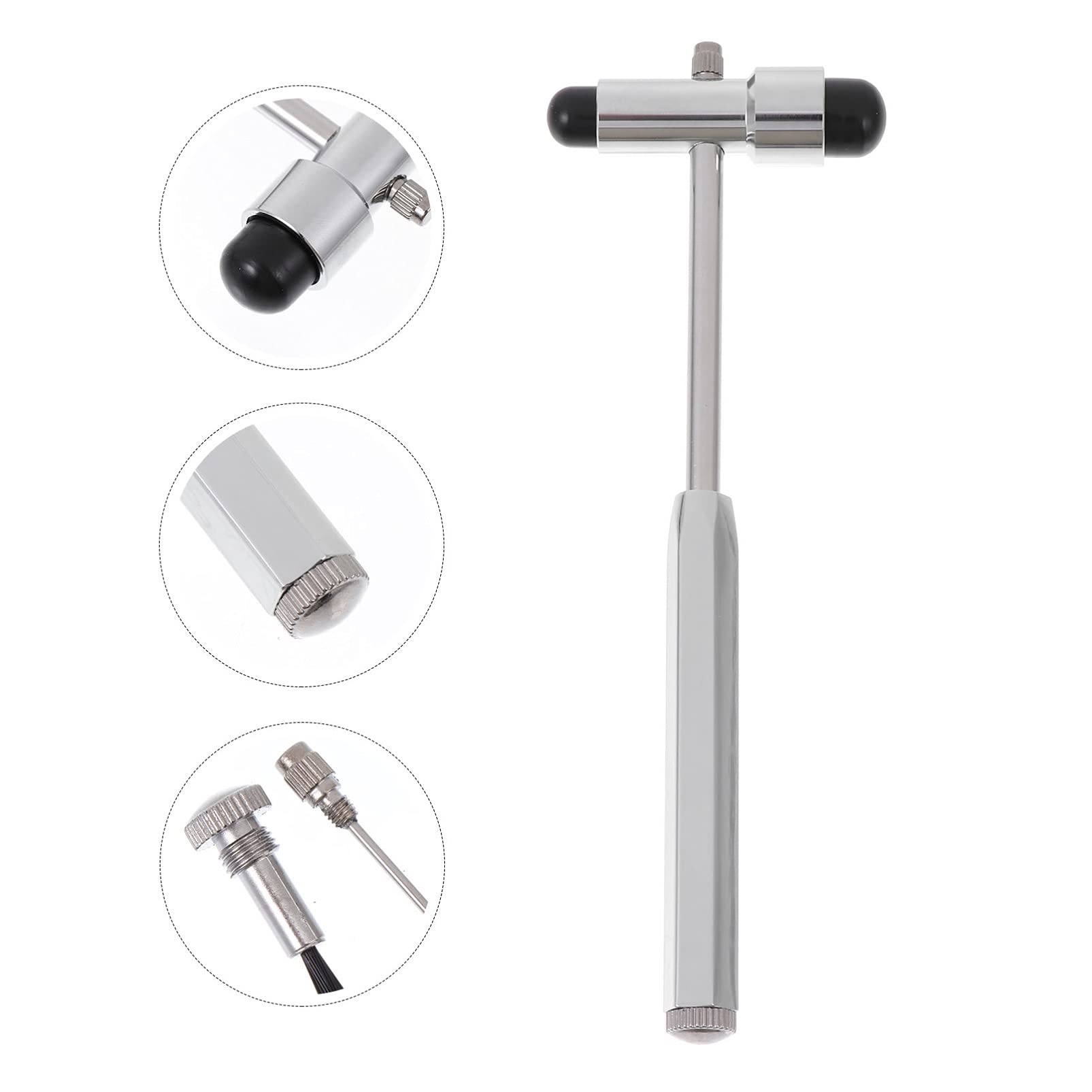 4stücke Neurologischer Reflexhammer Förmigem Design Und Abnehmbarem Pinsel Aus Hautfreundlichem Für Untersuchungen Und Reflextests
