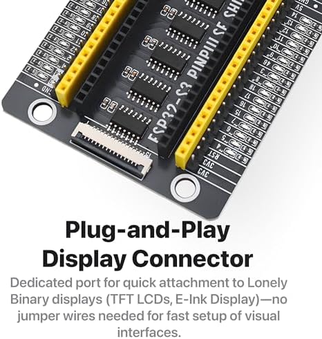 Lonely Binary ESP32-S3 N16R8 PinPulse Shield GPIO LED 16MB for Arduino IDE — view 3