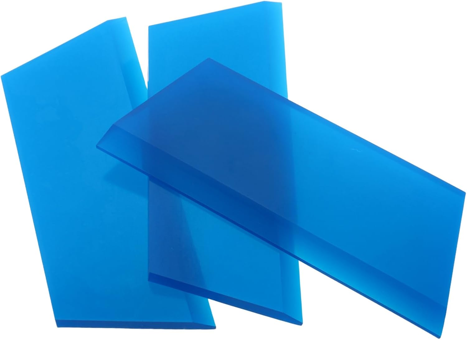 3pcs Vinyl Squeegee Tool for Car Window Film Application Beef Tendon Material Multi-Purpose Decal Applicator for Auto Interior Protection Blue