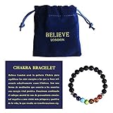 CARITATIVA: Believe London es una marca británica que hace que cualquiera crea que todo es posible. Queremos difundir la generosidad y el amor donando el 5% de los beneficios de estas pulseras de Chakra a los niños necesitados.
