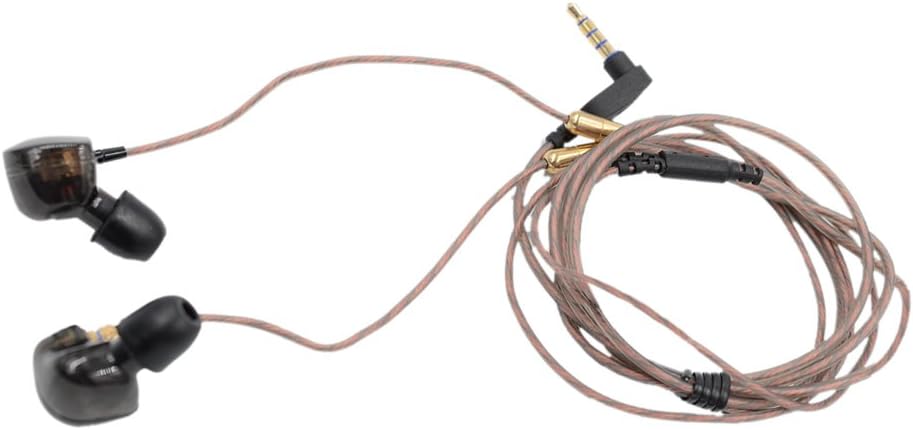 Beteran KZ ATE KZ-ATE Dynamic Balanced Armature IEMS In Ear HIFI Monitors DJ Studio Stereo Music Earphones Headphone Earbuds For Mobile Phone iPhone Samsung MP3 MP4 Music Player no Mic (Balck)