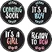 Pregnancy Stickers | 16 Baby Belly Bump Weekly Milestone Sticker for Mom-to-Be Up to 40 Weeks | Includes 4 Adorable Bonus Stickers | Great for Journal Keepsake Box | Perfect Gift Ideas for Women
