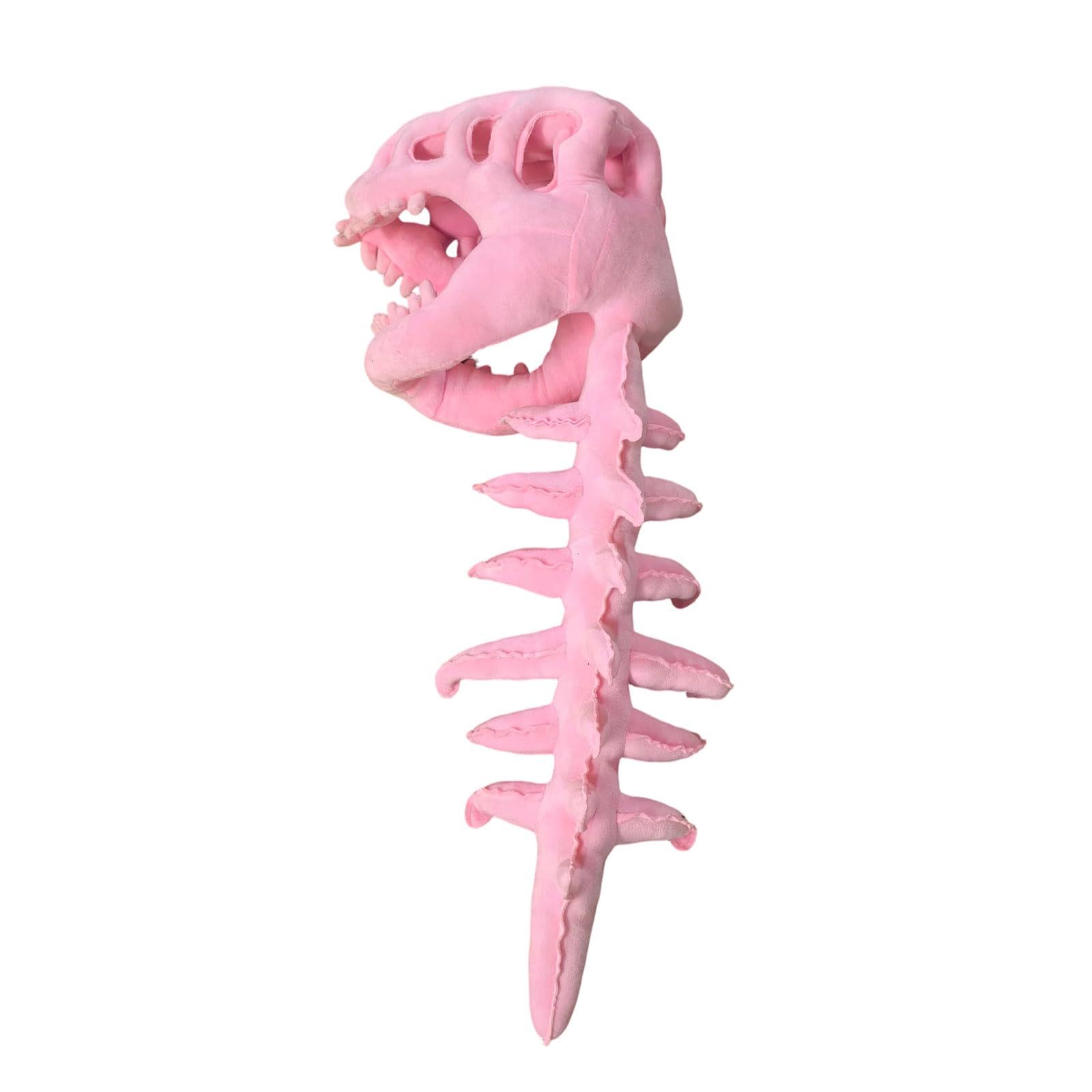 Corlidea Dinosaurier-Skelett-Kostüm, 3D-Spinosaurus-Schädelmaske & Plüsch-Rückenknochen für Halloween, Cosplay und Verkleidungsspiele