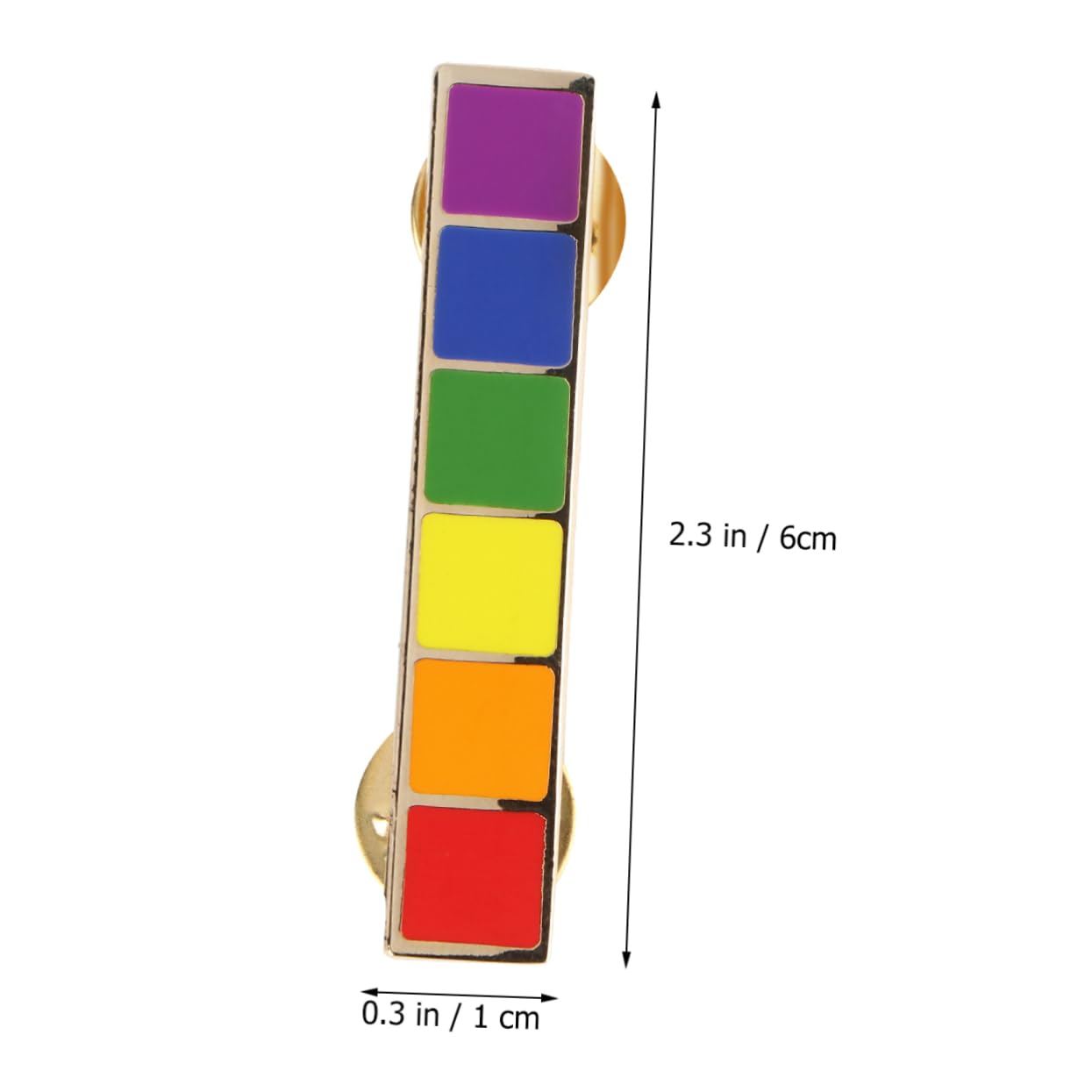SOIMISS 3stücke Rainbow Anstecknadel Delikate Brosche Regenbogenfarben Für Lgbt-stolz Modisches Abzeichen Für Outfits Und Anlässe Hochwertiges Elegantes Design Für Jeden Anlass