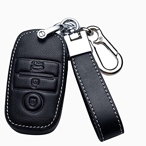 HIBEYO Keyless Custodia per chiave auto adatta per Kia K2 Rio