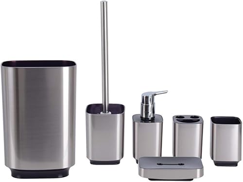 Miniatura 5 de Daniel's Bath & Beyond Set de accesorios de baño rojo Regency