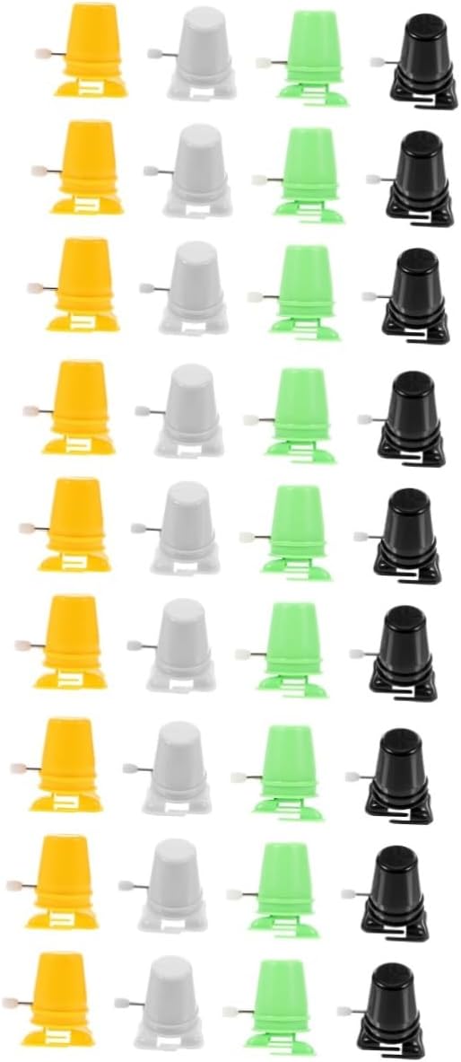 36pcs Clockwork Robot Movement Mechanism for DIY Walking Toys Design Easy to Install for Handmade Craft Projects Colors