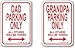 Ron Mini Parking Sign - Personalized Parking Sign - Novelty Sign for Kids Room/Office Parking/Childrens Room/Man Cave (Car Decals, Street Signs)