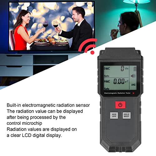 Medidor digital de radiación electromagnética EMF flexman miniatura 5
