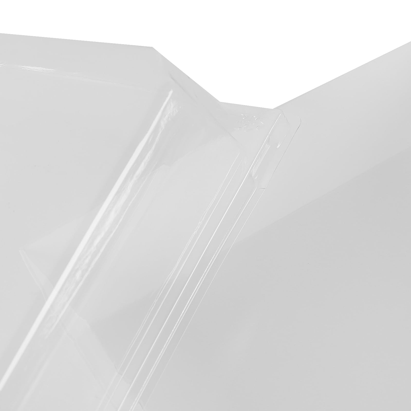 PINGEUI 100 cajas para rebanadas de pastel con tapas transparentes, caja de papel de 5 pulgadas, cajas de pastel para porciones de pasteles, sándwiches, galletas, color blanco