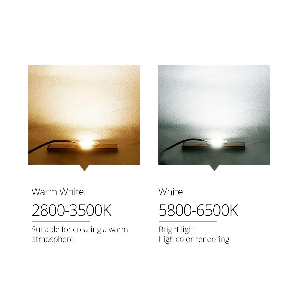 Chip LED COB AC 220V 110V 50W 30W 20W Diodo Rettangolare A Matrice Fai Da Te Faretto Luce Di Inondazione Non È Necessario Il Driver,Bianco Caldo 110v,20 W 9 Pz