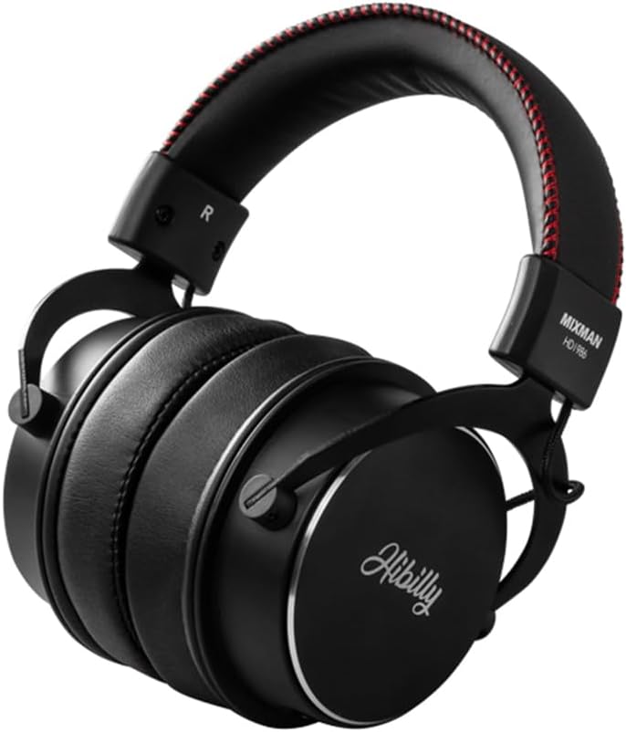 Professional Monitor Headphones for Guitar Bass Musical Instrument Recording - Model1986 Mixman 8HZ-35kHZ Studio Pro