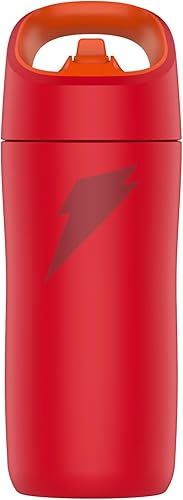 Miniatura 8 de Gatorade Botella de agua de metal Rookie para niños, 12 onzas, botella de acero inoxidable, aislamiento de doble pared, aislamiento al vacío, taza
