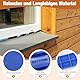 Scettar 96 Stück Kunststoff Unterlegplatten, 100×28mm Distanzklötze Set – 1-6mm (je 16 Stück Zufällige Farbe) Abstandshalter für Fenstereinbau Fliesenverlegung verglasungsklötze