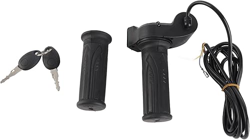 Miniatura 7 de Agarradera eléctrica, 1 par de manillar de acelerador con pantalla LED para coches scooter