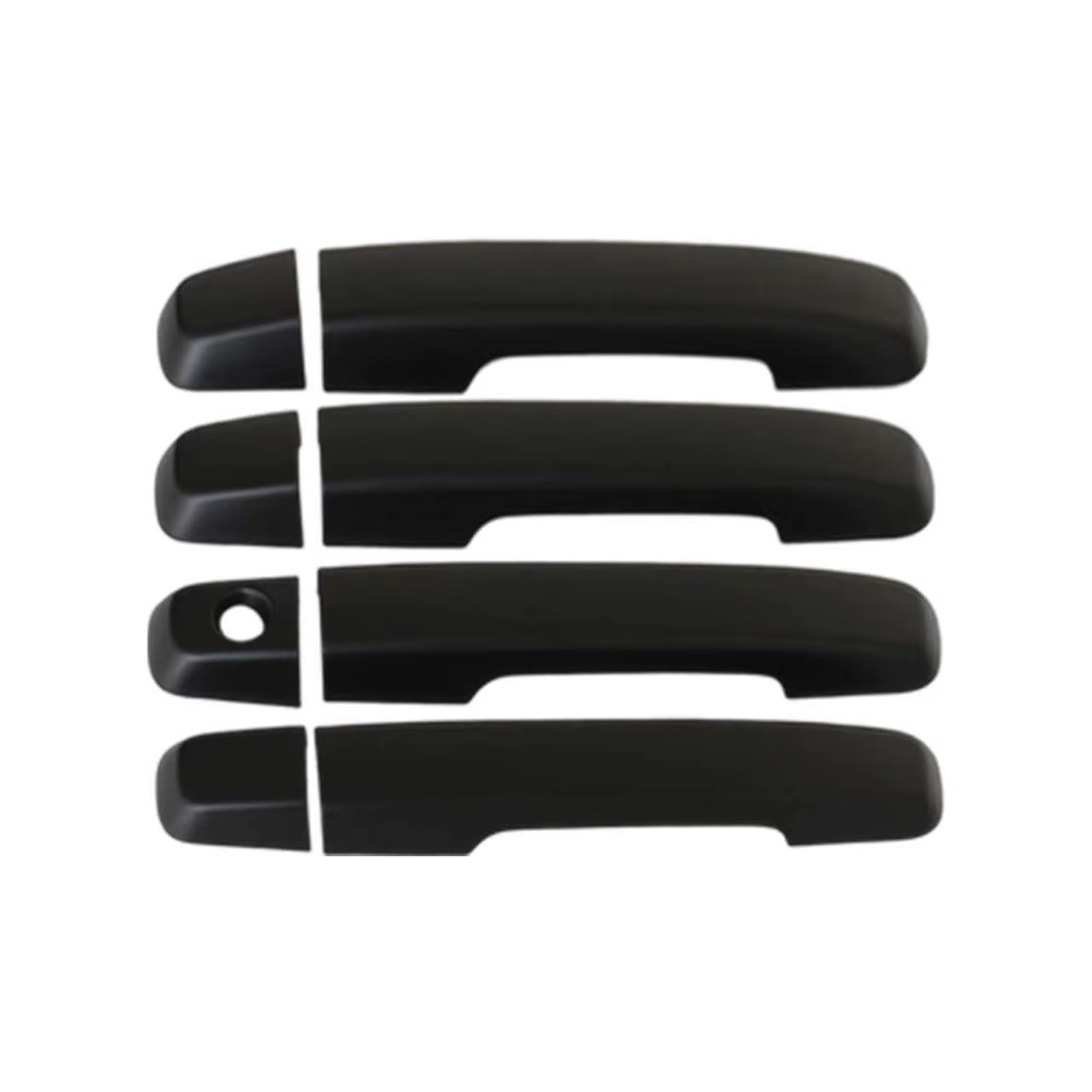Qdzvalumv Black Car Door Handles Cover Shell Compatible With Isuzu For D-Max 2012-2019 Car Exterior Door Handle Cover Decoration Styling Set Accessories(Black)