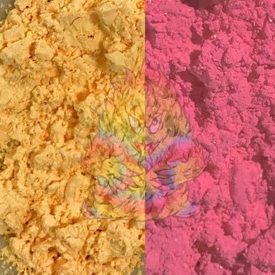 SolarColorDust® - Yellow to Red- Sunlight Sensitive - Color Change® Pigment