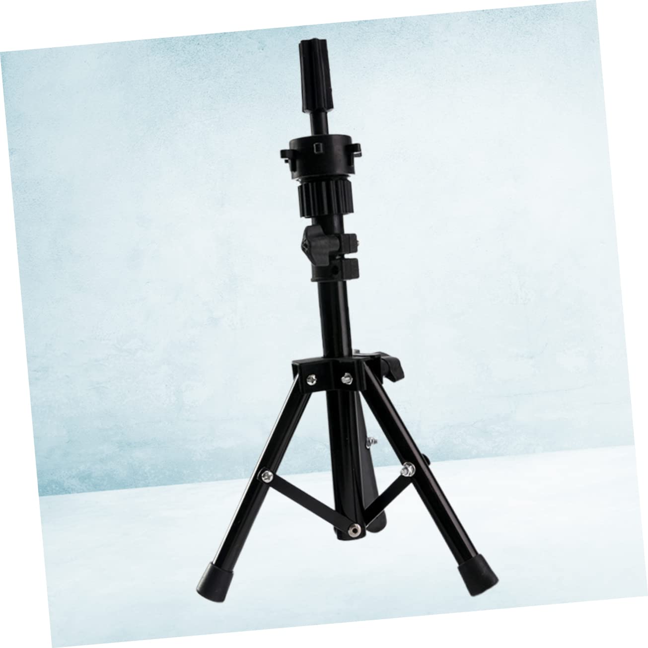 Healeved Mannequin Tripod Support Hair Styling Head Stand Wig Rack Sturdy Metal Home/salon Use