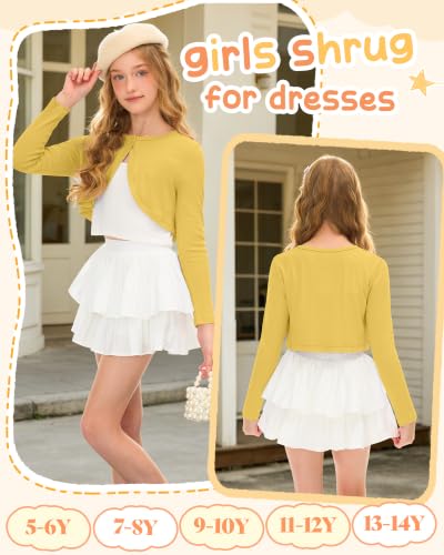 Image of Girls Uniform Long Sleeve Knitted Cardigan