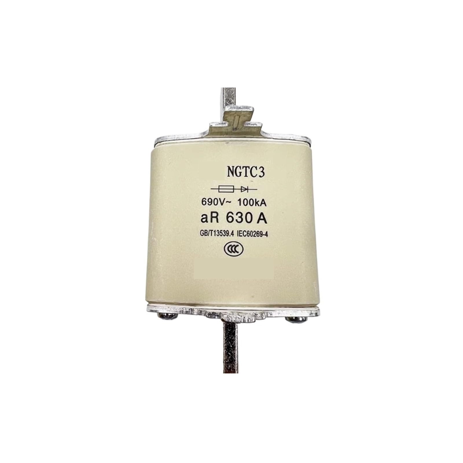 Fusible rapide RS34 450A cartouche industrielle haute tension pour armoire electrique