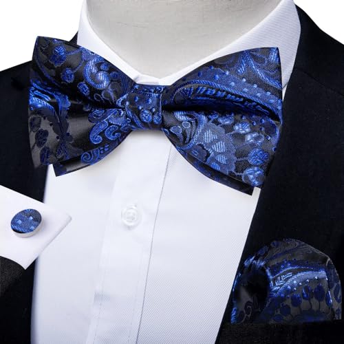 Corbata de moño para hombre para bodas y fiestas miniatura 2